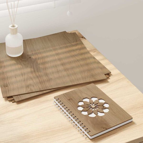 vidaXL Dekoplatten 50 pcs Artisan-Eiche 30 x 30 x 0,27 cm