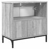 vidaXL Waschbeckenschrank mit T&uuml;r Graues Sonoma 60,5 x 33,5 x 61 cm