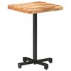 vidaXL Bistrotisch Quadratisch 50x50x75 cm Akazie Massivholz