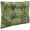 vidaXL Sofakissen f&uuml;r drau&szlig;en 2 pcs Blattdesign Polyester