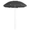 vidaXL Sonnenschirm mit Stahlmast Anthrazit 180 cm