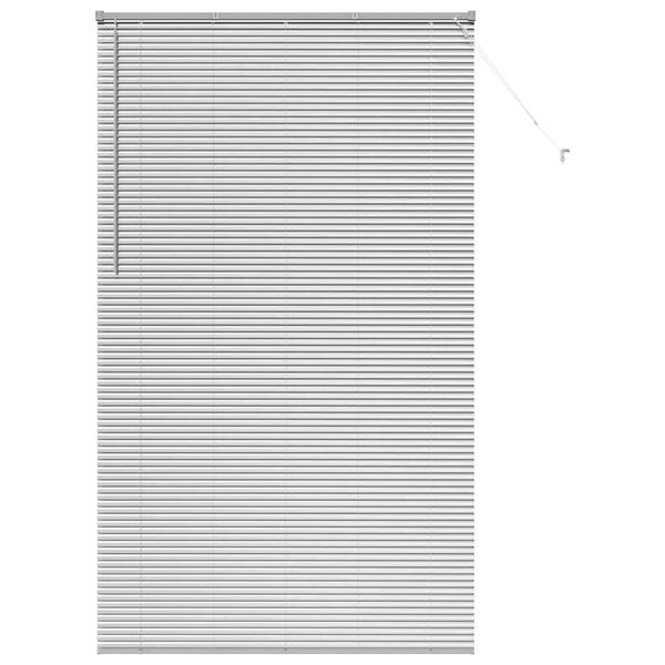 vidaXL Balkenjalousien Silber 220 x 130 cm Aluminium