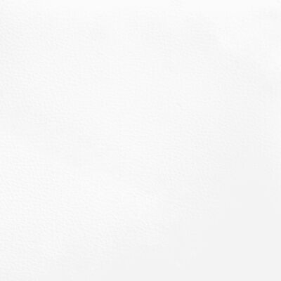 vidaXL Boxspringbett mit Matratze & LED Weiß 100x200 cm Kunstleder