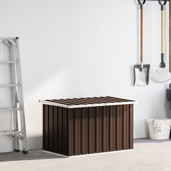vidaXL Garten-Aufbewahrungsbox Braun 109 x 67 x 65 cm