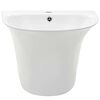 vidaXL Waschbecken Wei&szlig; 47 x 45 x 37 cm Glasierte Keramik