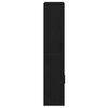 vidaXL B&uuml;cherregal Schwarz Eichen-Optik 60x24x120 cm Holzwerkstoff