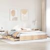 vidaXL Massivholzbett ohne Matratze 200x200 cm Kiefer