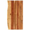 vidaXL Badezimmer-Waschtischplatte Massivholz Akazie 100x52x3,8 cm