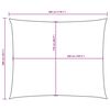 vidaXL Sonnensegel Oxford-Gewebe Rechteckig 2x3 m Gelb