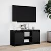 vidaXL TV-Schrank mit LED-Beleuchtung Schwarz 100x34x50 cm