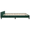 vidaXL Bettgestell ohne Matratze Dunkelgr&uuml;n 180x200 cm Samt