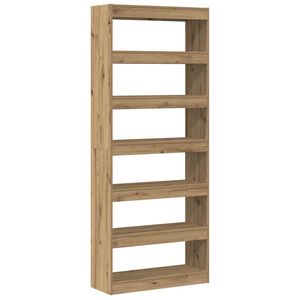vidaXL B&uuml;cherregal 6 Ebenen 80 x 30 x 198 cm Holzwerkstoff