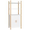 vidaXL Highboard Wei&szlig; 60x40x141 cm Holzwerkstoff