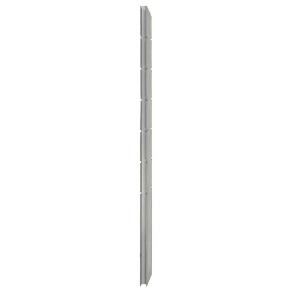vidaXL Zaunpfosten 10 Stk. Silbern 180 cm Verzinkter Stahl