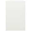 vidaXL Brennholzregal Wei&szlig; 100x40x60 cm Stahl