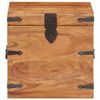 vidaXL Truhe 40x40x40 cm Akazie Massivholz