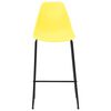 vidaXL 5-tlg. Bar-Set Kunststoff Gelb
