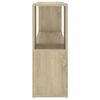 vidaXL B&uuml;cherregal Sonoma-Eiche 100x24x63 cm Holzwerkstoff
