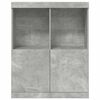 vidaXL Sideboard Betongrau 81x37x100 cm Holzwerkstoff