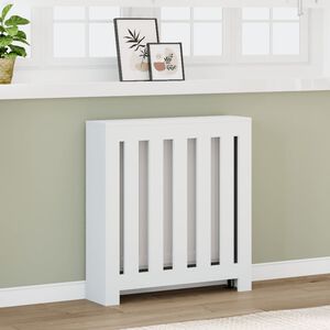vidaXL Heizk&ouml;rperverkleidung Wei&szlig; 78x20x82 cm Holzwerkstoff