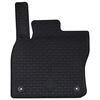vidaXL Autofu&szlig;matte 4 pcs Schwarz geeignet f&uuml;r Sitz ATECA 2016- Gummi