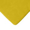 vidaXL Sitzkissen 4 pcs Gelb 40 x 40 x 3 cm Samt