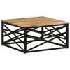 vidaXL Couchtisch 68x68x35 cm Massivholz Akazie