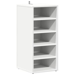 vidaXL Schuhschrank Wei&szlig; 31,5x35x70 cm Holzwerkstoff