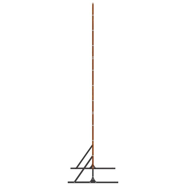 vidaXL Sichtschutz Grau 100 x 50 x 180 cm Wetterfeststahl