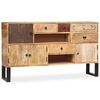 vidaXL Sideboard Mango Massivholz 140x30x80 cm