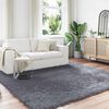 vidaXL Kunstschaffell Teppich Tafalla Anthrazit 200 x 200 cm Polyester