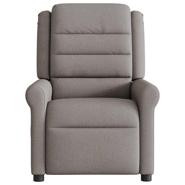 vidaXL Relaxsessel Taupe Stoff