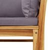 vidaXL 7-tlg. Garten-Lounge-Set mit Kissen Massivholz Akazie