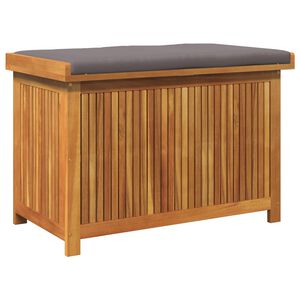 vidaXL Outdoor-Kissenbox 90x50x60,5 cm Massivholz Akazie