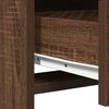 vidaXL Schminktisch 2 pcs Braun 50 x 41 x 135 cm Holzwerkstoff