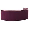 vidaXL Hundesofa Klappbar Burgunderrot 73x67x26 cm Pl&uuml;sch Waschbar