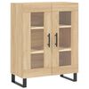 vidaXL Highboard Sonoma-Eiche 69,5x34x180 cm Holzwerkstoff