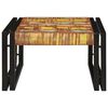 vidaXL Badregal mit Regal Mehrfarbig 60 x 50 x 23 cm Massives Altholz