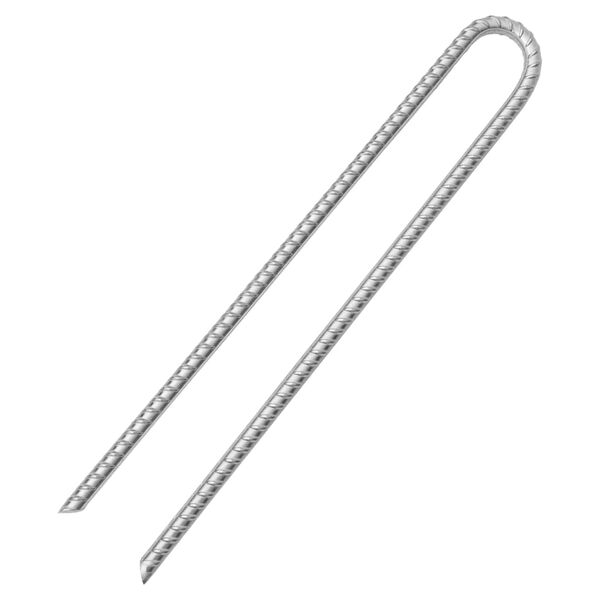 vidaXL Zeltheringe 12 Stk. U-Form 41,5 cm &Oslash;12 mm Verzinkter Stahl