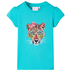 Kinder-T-Shirt Minzgr&uuml;n 116