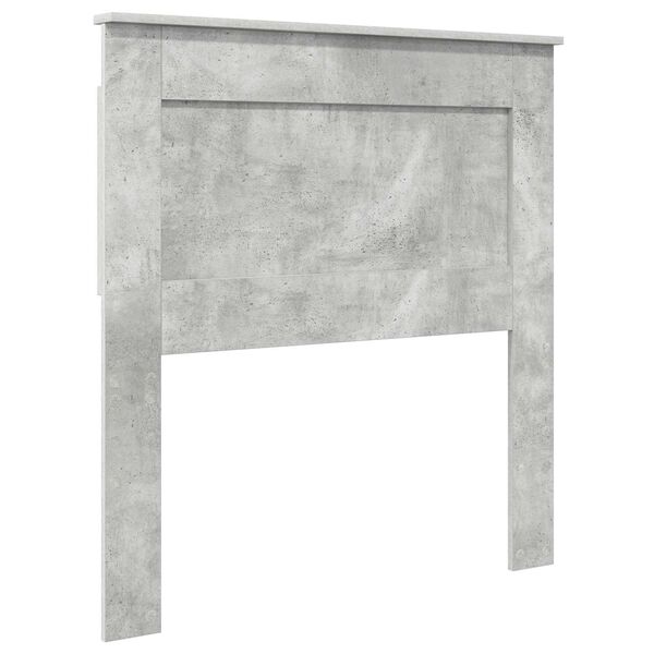vidaXL Kopfteil mit Kopfteil Beton Grau 75 cm Holzwerkstoff