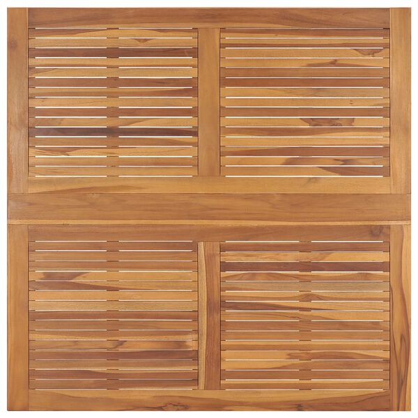 vidaXL Garten-Esstisch Klappbar 120x120x75 cm Massivholz Teak