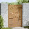 vidaXL Gartentor 85x150 cm Cortenstahl Quadratisches Design