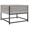 vidaXL Couchtisch Grau Sonoma 51x51x40 cm Holzwerkstoff