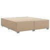 vidaXL Bettgestell Cappuccino-Braun 200x200 cm Kunstleder