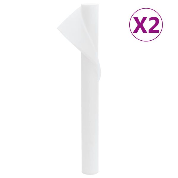 vidaXL Wintervlies 2 Rollen 70 g/m&sup2; 10x1,6 m