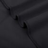 vidaXL Sporthandtuch Set 2 pcs Schwarz Stoff