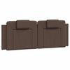 vidaXL Bett "Viana" mit Matratze Braun 120x200 cm Kunstleder