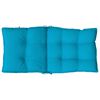 vidaXL Niedriglehner-Auflagen 2 Stk. Hellblau Oxford-Gewebe