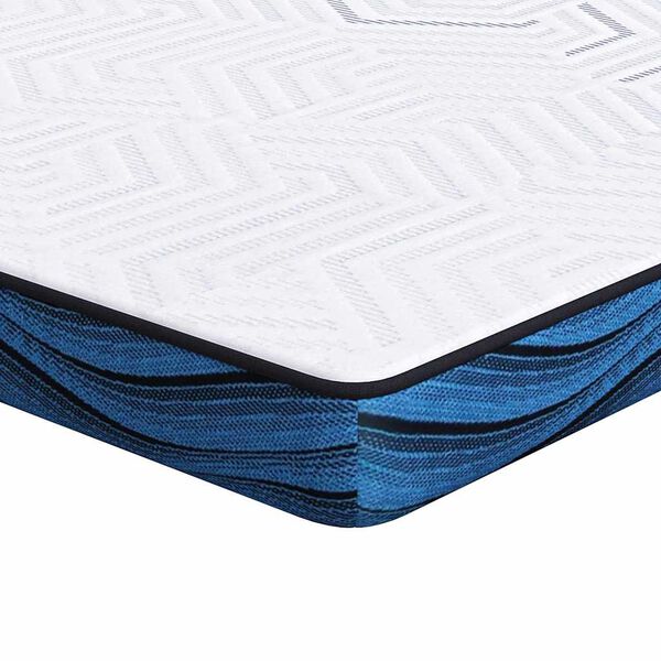 vidaXL Matratzenauflage Wei&szlig; 180 x 200 cm Jacquard-Stoff